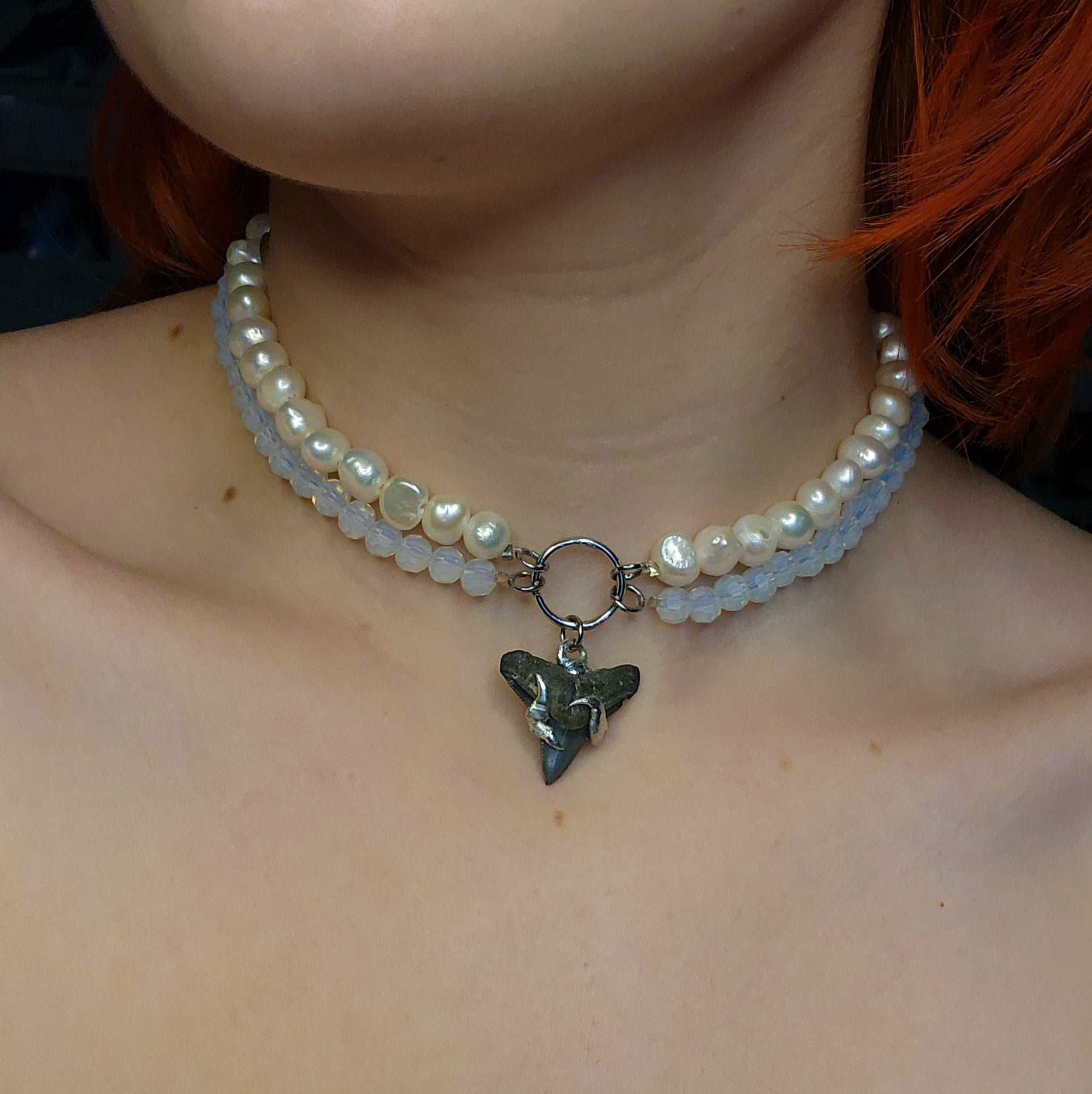 Shark tooth choker store